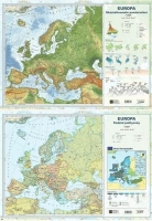 MAPA EUROPY A2 DWUSTRONNA ŚCIENNA